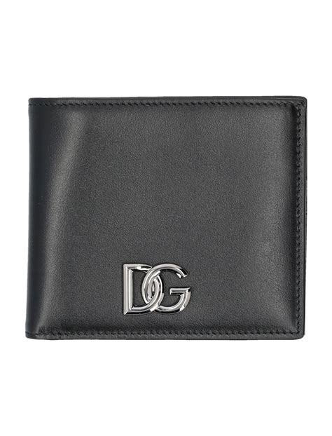 dolce gabbana crown logo bifold wallet|DG Logo bifold wallet in Black for Men .